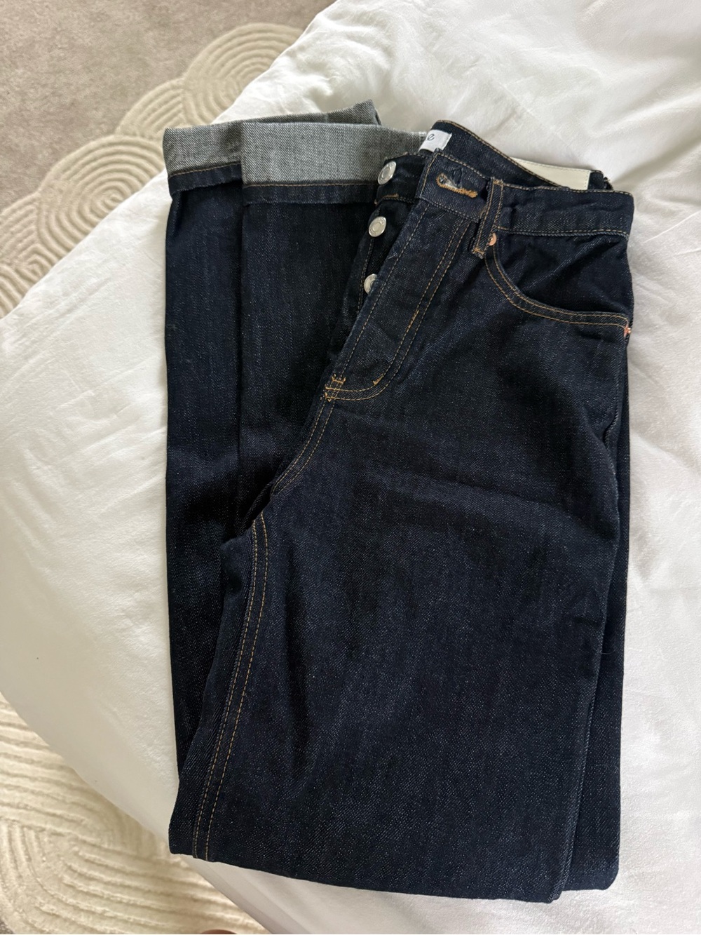 Classic Dark Indigo Straight Leg Jeans